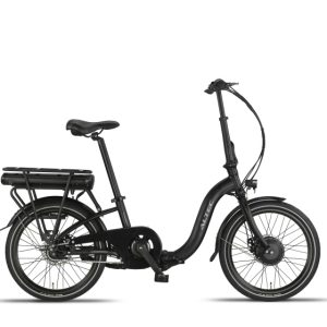 Laagste prijs: Altec Compact Vouwfiets 20 Inch 39 cm Unisex 7V Hydraulische schijfrem Matzwart