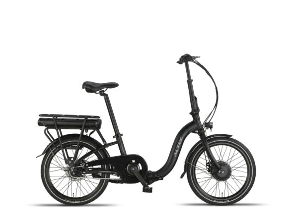 Laagste prijs: Altec Compact Vouwfiets 20 Inch 39 cm Unisex 7V Hydraulische schijfrem Matzwart