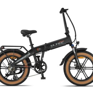 Laagste prijs: Altec Cross Fatbike Vouwfiets 20 Inch 39 cm Unisex 7V Schijfrem Matzwart