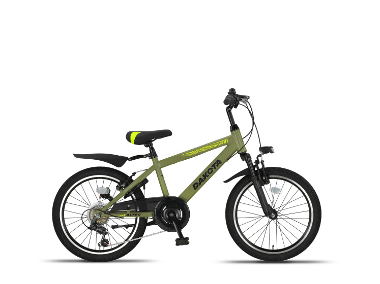 Laagste prijs: Altec Dakota MTB 20 Inch Jongens 7V V Brakes Legergroen