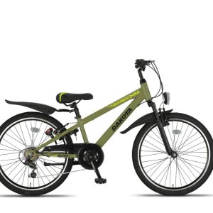 Laagste prijs: Altec Dakota MTB 24 Inch Jongens 7V V Brakes Legergroen