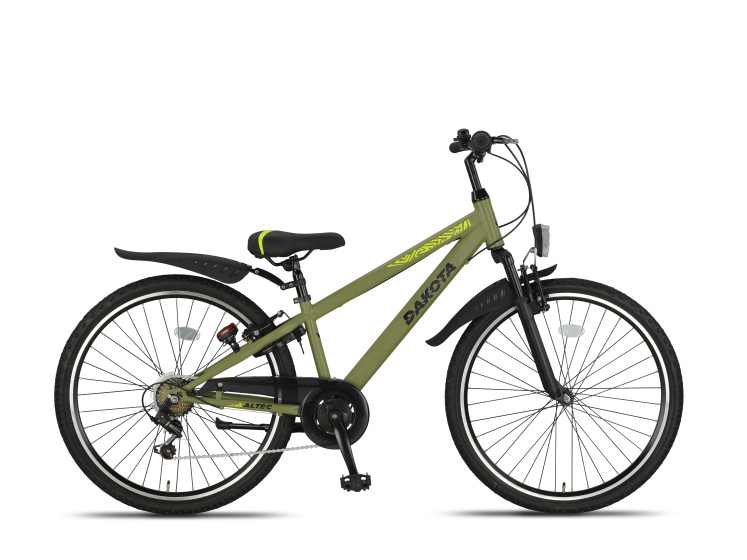 Laagste prijs: Altec Dakota MTB 26 Inch Jongens 7V V Brakes Legergroen