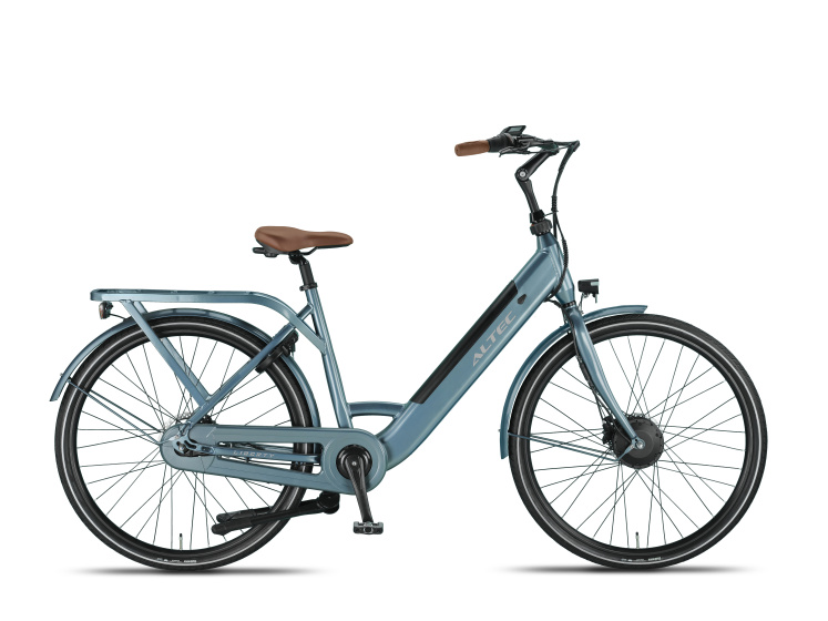 Laagste prijs: Altec Liberty Moederfiets 28 Inch 50 cm Dames 7V Hydraulische schijfrem Blauw