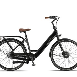 Laagste prijs: Altec Liberty Moederfiets 28 Inch 50 cm Dames 7V Hydraulische schijfrem Zwartglans