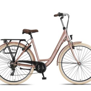 Laagste prijs: Altec Metro 28 Inch 52 cm Dames 7V V Brakes Zalmroze