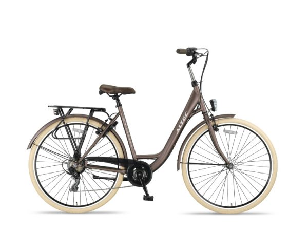 Laagste prijs: Altec Metro 28 Inch 52 cm Dames 7V V Brakes Terracotta