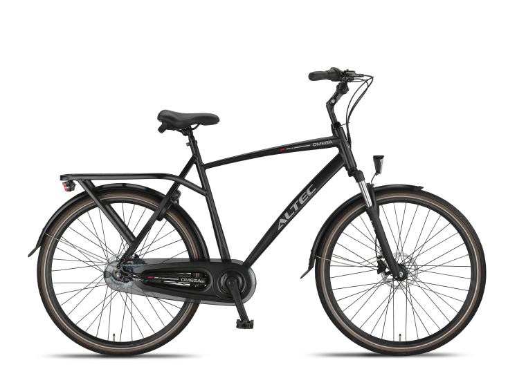 Laagste prijs: Altec Omega 28 Inch 55 cm Heren 7V Hydraulische schijfrem Matzwart