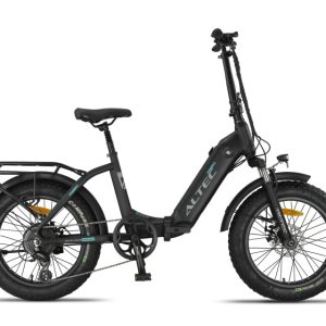Laagste prijs: Altec Primera Fatbike Vouwfiets 20 Inch 41 cm Unisex 8V Schijfrem Matzwart