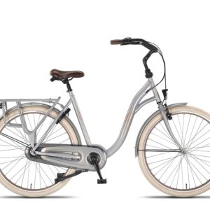 Laagste prijs: Altec Sweet Moederfiets 28 Inch 56 cm Dames 3V Rollerbrake Zilver