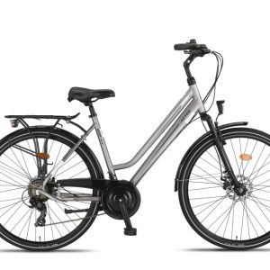 Laagste prijs: Altec Ventura Trekking 28 Inch 50 cm Dames 21V Mechanische schijfrem Zilver