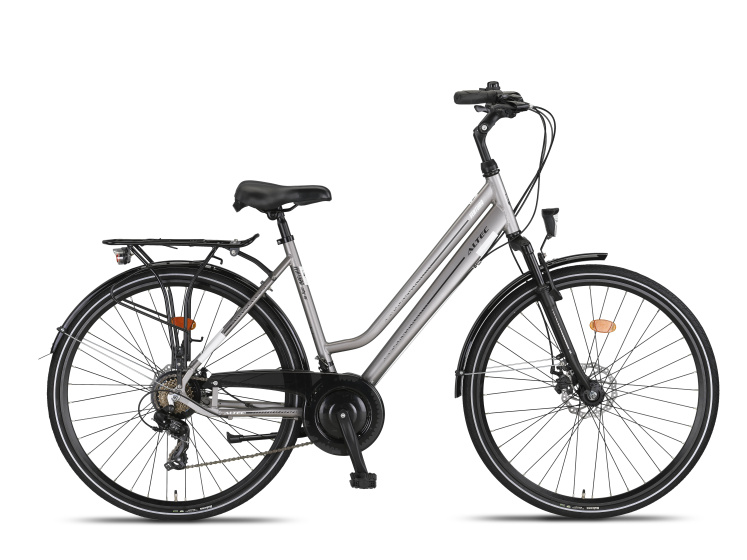 Laagste prijs: Altec Ventura Trekking 28 Inch 50 cm Dames 21V Mechanische schijfrem Zilver