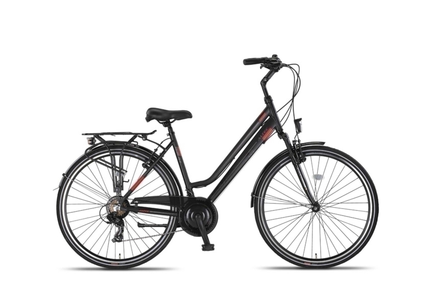 Laagste prijs: Altec Ventura Trekking 28 Inch 50 cm Dames 21V V Brakes Zwart