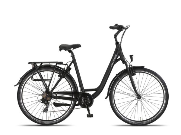 Laagste prijs: Altec Verona 28 Inch 56 cm Dames 7V V Brakes Matzwart
