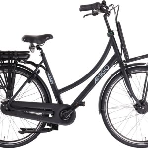 Laagste prijs: AMIGO E Lagos T3 28 Inch 50 cm Dames 7V Rollerbrake Matzwart
