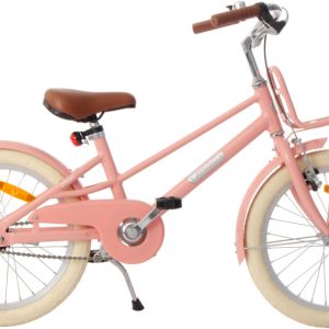 Laagste prijs: AMIGO Urban Aluminium Frame 18 Inch Meisjes Terugtraprem Zalmroze