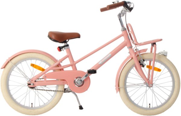 Laagste prijs: AMIGO Urban Aluminium Frame 18 Inch Meisjes Terugtraprem Zalmroze