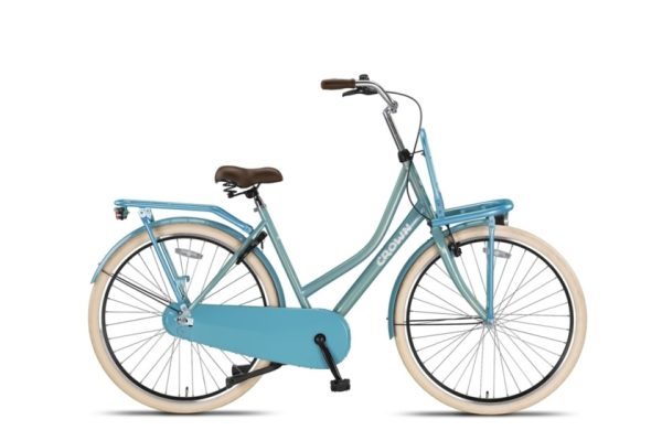Laagste prijs: Crown Holland 28 Inch 53 cm Dames Terugtraprem Lichtblauw