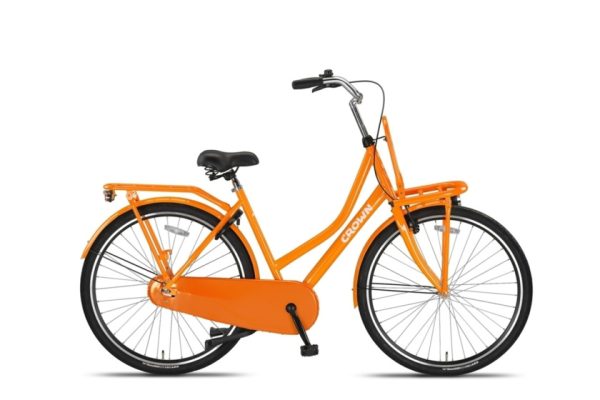 Laagste prijs: Crown Holland 28 Inch 53 cm Dames Terugtraprem Oranje