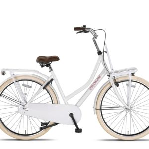 Laagste prijs: Crown Holland 28 Inch 53 cm Dames Terugtraprem Wit