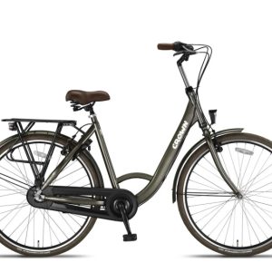 Laagste prijs: Crown Rio Plus 28 Inch 53 cm Dames 3V V Brakes Grijsbruin