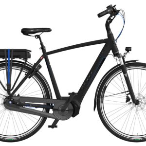 Laagste prijs: Vyber Ride E1 378Wh 28 Inch 61 cm Heren 7V Hydraulische schijfrem Matzwart/Blauw