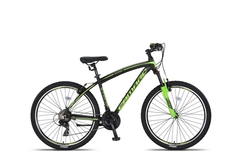 Laagste prijs: Altec Camaro MTB 27.5 Inch 45 cm Unisex 21V V Brakes Zwart/Groen