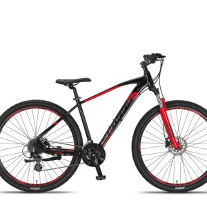Laagste prijs: Altec Camaro MTB 27.5 Inch 45 cm Unisex 24V Hydraulische schijfrem Zwart/Rood