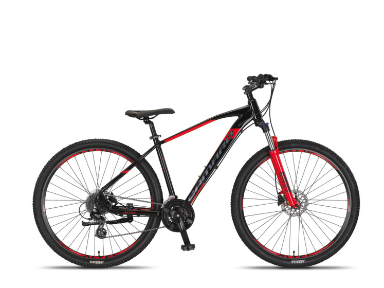 Laagste prijs: Altec Camaro MTB 27.5 Inch 45 cm Unisex 24V Hydraulische schijfrem Zwart/Rood