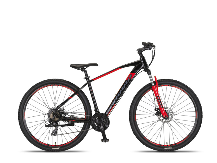 Laagste prijs: Altec Camaro MTB 29 Inch 46 cm Unisex 21V Mechanische schijfrem Zwart/Rood