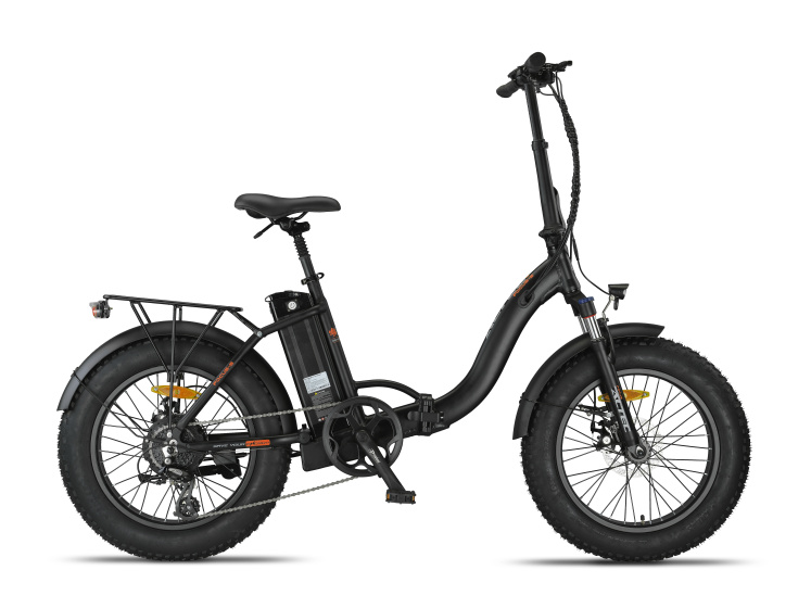 Laagste prijs: Altec Focus S Fatbike Vouwfiets 20 Inch 42 cm Unisex 8V Terugtraprem Matzwart