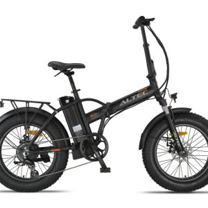 Laagste prijs: Altec Focus Fatbike Vouwfiets 20 Inch 42 cm Unisex 8V Schijfrem Matzwart