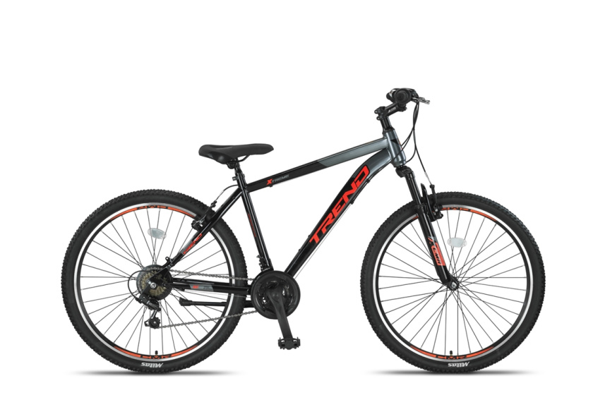 Laagste prijs: Altec Trend MTB 27.5 Inch 46 cm Junior 21V V Brakes Zwart/Oranje