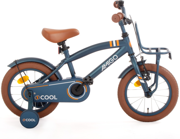 Laagste prijs: AMIGO 2Cool 14 Inch Jongens Terugtraprem Blauw