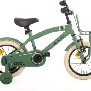 Laagste prijs: AMIGO 2Cool 14 Inch Jongens Terugtraprem Groen