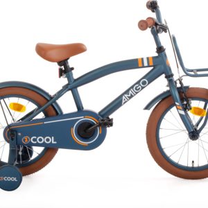 Laagste prijs: AMIGO 2Cool 16 Inch Jongens Terugtraprem Blauw