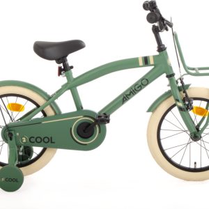 Laagste prijs: AMIGO 2Cool 16 Inch Jongens Terugtraprem Groen