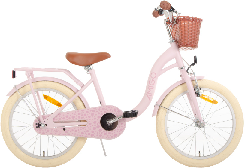 Laagste prijs: AMIGO Fairy 18 Inch Meisjes Terugtraprem Roze