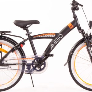 Laagste prijs: AMIGO Roady 20 Inch Jongens Terugtraprem Zwart/Oranje