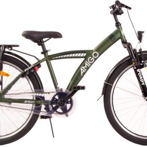 Laagste prijs: AMIGO Roady 24 Inch Jongens Terugtraprem Groen