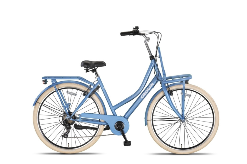 Laagste prijs: Crown Berlin 28 Inch 53 cm Dames 7V V Brakes Blauw