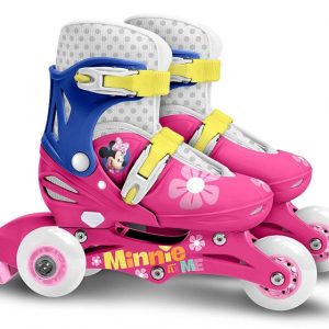 Laagste prijs: Disney Minnie Mouse Inlineskates Hardboot Wit/Blauw maat 27/30