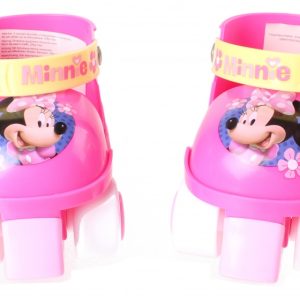 Laagste prijs: Disney Minnie Mouse Rolschaatsen met Bescherming Meisjes Roze/Wit maat 23 27