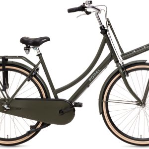 Laagste prijs: Popal Daily Dutch Basic+ 28 Inch 47 cm Dames 3V Terugtraprem Legergroen