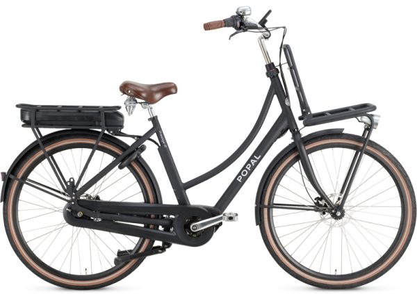 Laagste prijs: Popal Daily Dutch Prestige E 28 Inch 47 cm Dames 7V Hydraulische schijfrem Matzwart
