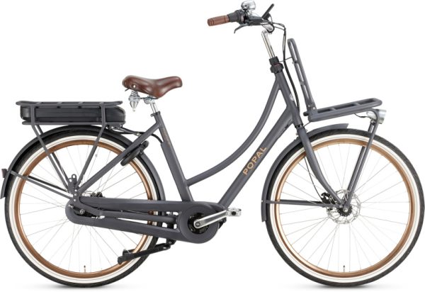 Laagste prijs: Popal Daily Dutch Prestige E 28 Inch 47 cm Dames 7V Hydraulische schijfrem Petrolblauw