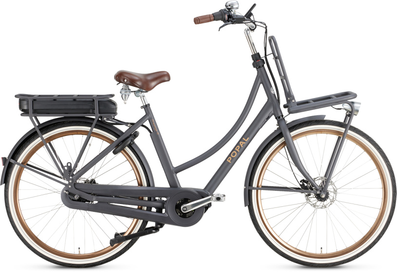 Laagste prijs: Popal Daily Dutch Prestige E 28 Inch 47 cm Dames 7V Hydraulische schijfrem Petrolblauw