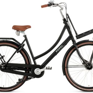 Laagste prijs: Popal Daily Dutch Prestige 28 Inch 47 cm Dames 7V Rollerbrake Matzwart
