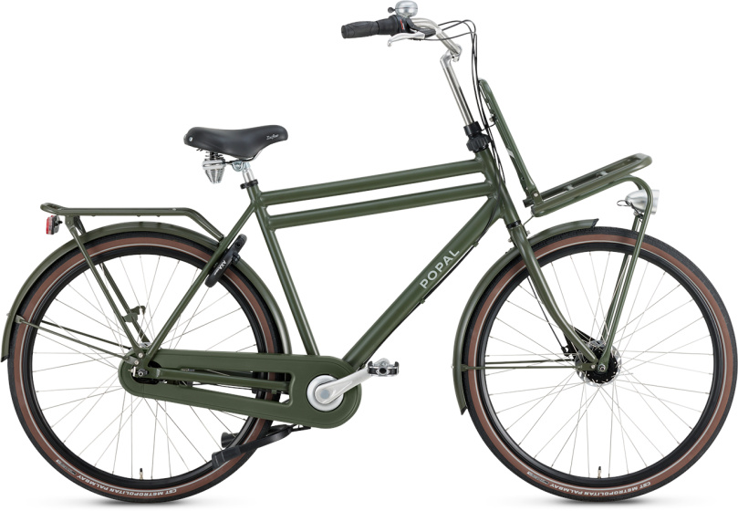 Laagste prijs: Popal Daily Dutch Prestige 28 Inch 61 cm Heren 7V Rollerbrake Legergroen