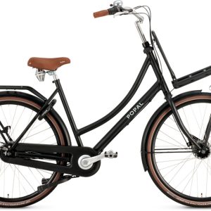 Laagste prijs: Popal Daily Dutch Prestige 28 Inch 59 cm Dames 7V Rollerbrake Matzwart