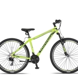 Laagste prijs: Umit Mirage Cropped MTB 27.5 Inch 50 cm Unisex 21V V Brakes Lime/Zwart